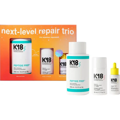 K18 Next Level Repair Trio - Shampoo, Mask and oil