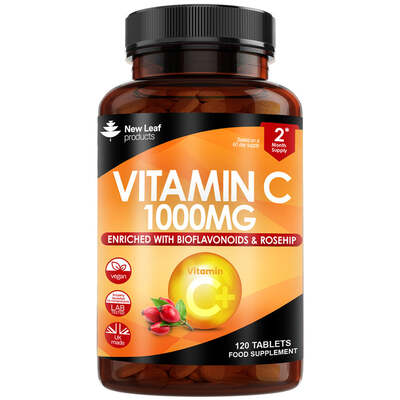Vitamin C with Bioflavonoids, Rosehip, Ascorbic Acid Tablets