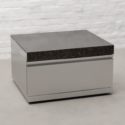 Draco Grills Stainless Steel Kamado Low Cabinet and Drawer with Granite Top 70cm