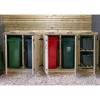 Chatburn Bin and Recycling Box Storage