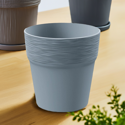 12cm Plant Pots White Grey or Copper