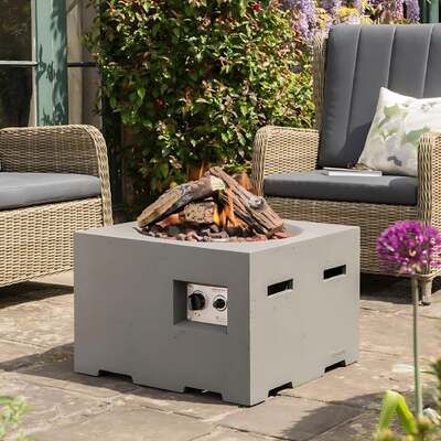Propane Fire Pit Small Square 60cm