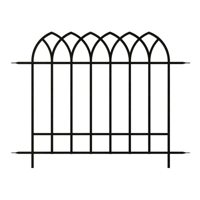Garden Fence and Gate Kit Gothic Style