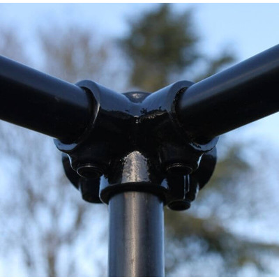 Premium Poles 27mm Black Aluminium Tubes