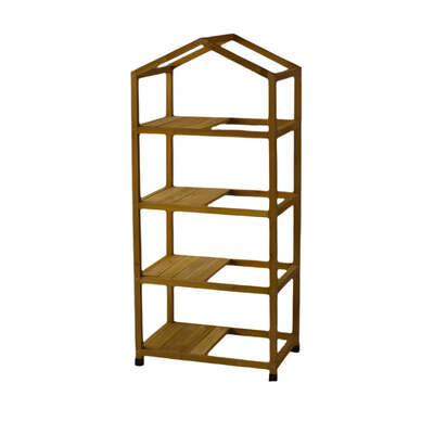 Compact Wooden Growhouse