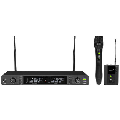 UHF Dual Channel Diversity Handheld and Beltpack Wireless System - 863-865MHz