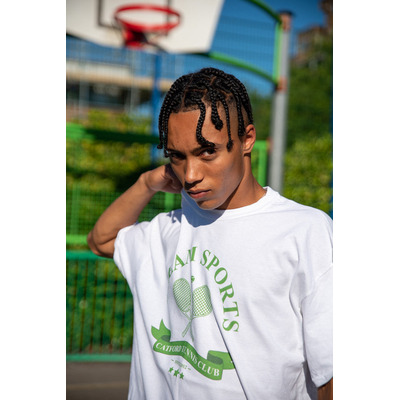 Short Sleeved T-Shirt in White Dream Sports Tennis Club