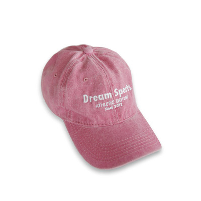 Cap In Vintage Pastel Pink With Dream Sports Logo
