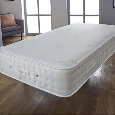 Starlight Beds 9" Deep Cashmere Fabric Medium Firm Pocket Spring Mattress - 2ft6 Small Single Mattress (75cm by 190cm)