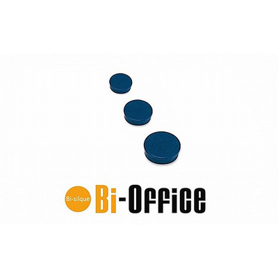 Bi-Office Magnets 35mm Blue, Pack of 10