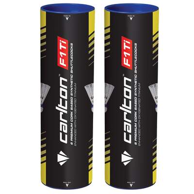 Carlton F1 Ti Synthetic Shuttlecocks - 1 dozen