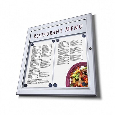 Outdoor Lockable Menu Case 2 x A4