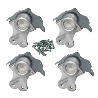 Stacking Metal Flight Case Ball Corner 3 Arm With Screws Pack Of 4