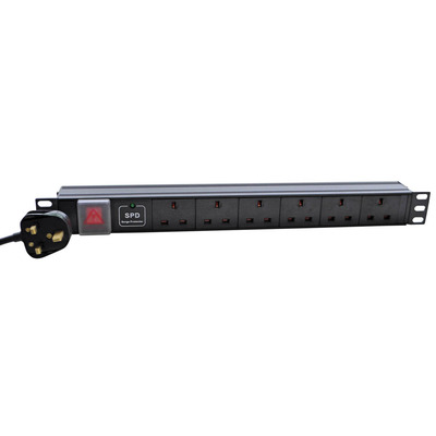 19" Power Distribution Unit with Surge Protection