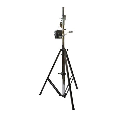 Wind Up Lighting Stand with 4M Max Height 80kg SWL and 35mm Top