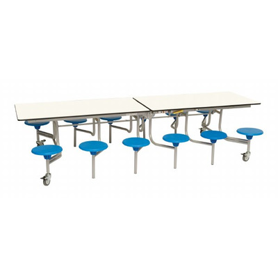 12 Seat Rectangular Mobile Folding Table