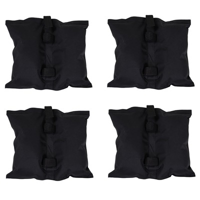 4pc Gazebo Leg Weight Bags - Black