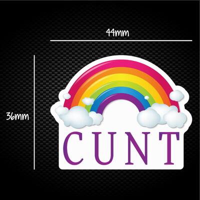 Rainbow Swearing Sticker Pack