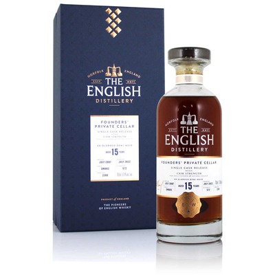The English Whisky Co. 2007 15 Year Old  Founder's Private Cellar Cask #DM003
