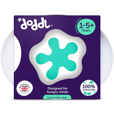 Doddl Children's Non Slip Plate - Aqua