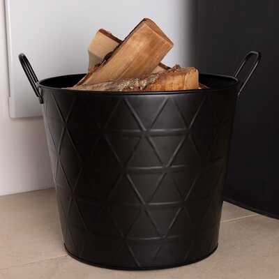 Yew Large Fireside Log Bucket