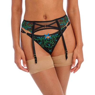 Freya Show Off Suspender Belt - Black - XS - 8