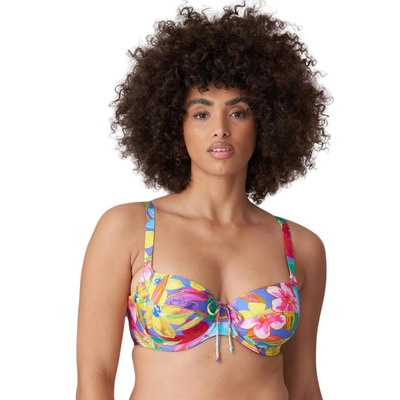Prima Donna Swim Sazan Full Cup Bikini Top - Blue Bloom - 34E