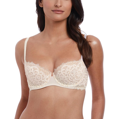 Wacoal Lace Essentiel Balcony Bra - Cream/Powder - 32DD