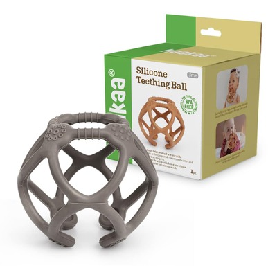 Haakaa Silicone Teething Ball (Colour: Charcoal)