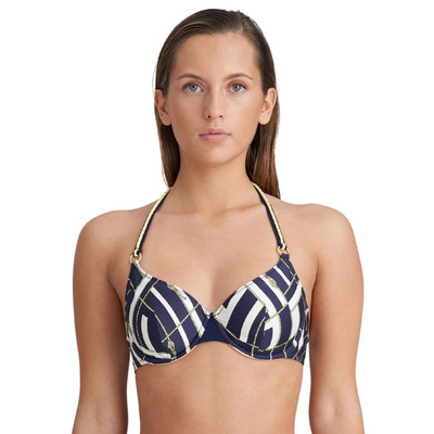 Marie Jo Saranji Full Cup Bikini Top - Majestic Blue - 32D