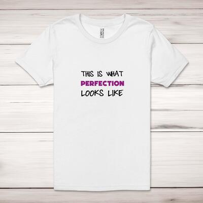What Perfection Looks Like Adult T-Shirt
