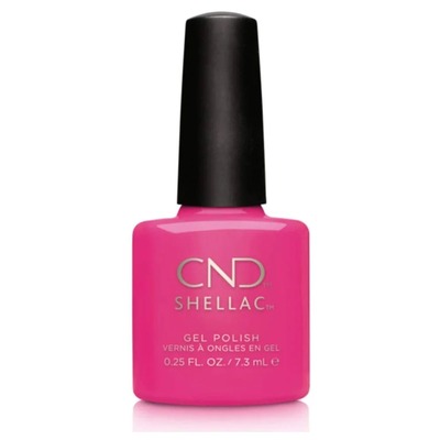 CND Shellac Gel Polish Hot Pop Pink - 7.3ml