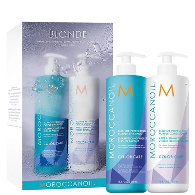 Moroccanoil Blonde Shampoo and Conditioner 500ml Duo