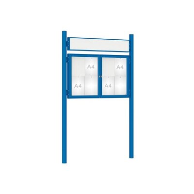 Premium Post Mounted Outdoor Noticeboard
