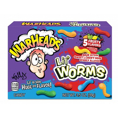 Warheads Lil' Worms Theatre Box 99g *USA*