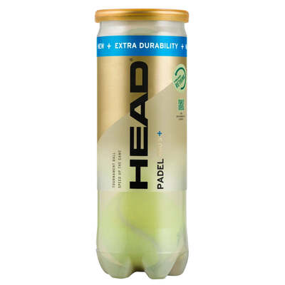 Head Pro S+ Padel Balls - Tube of 3