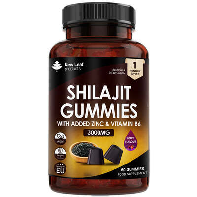 Shilajit Gummies With Zinc and Vitamin B6