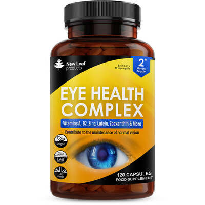 Eye Health Complex Vitamin A, B2, Zinc, Lutein Zeaxanthin Capsules