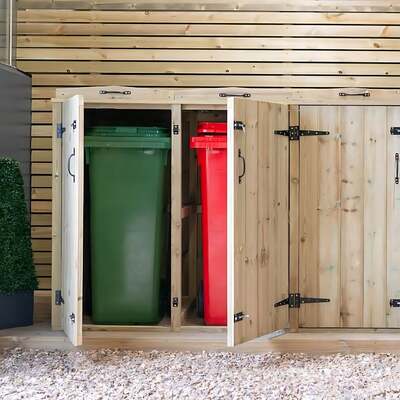 Wheelie Bin Store 6 Bins