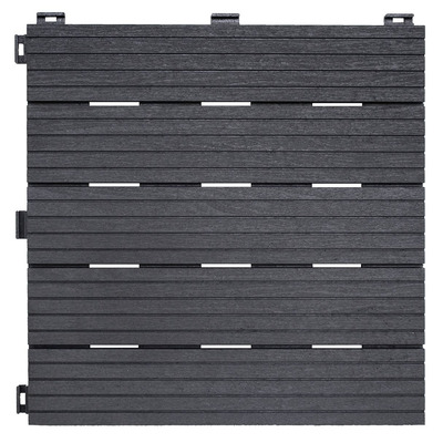 Recyled Rubber Decking Tiles Pk of 6