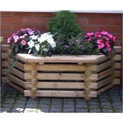 Wooden Flatback Window Seat for Garden