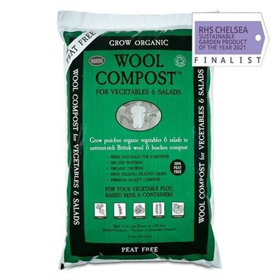 Wool Compost for Veg and Salad 30L Bag