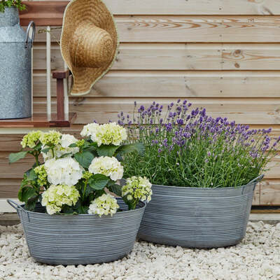 Outdoor Matlock Oval Planter