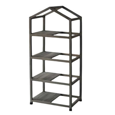 Compact Wooden Growhouse