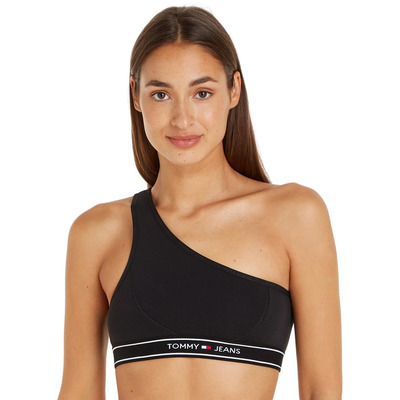 Tommy Hilfiger TJ Asymetric Bralette - Black - XS - 8