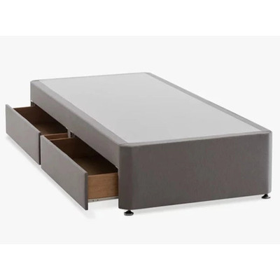 Standard Divan Base with Storage and Headboard Options - 6FT Super King 180cm x200cm / No Drawers / No Headboard