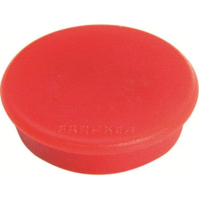 Franken Round Magnet 38mm Red Pack of 10