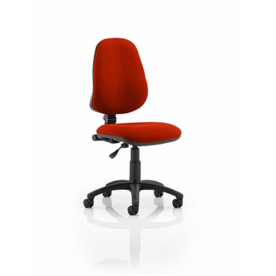 Eclipse 1 Lever Task Operator Chair Tabasco fabric