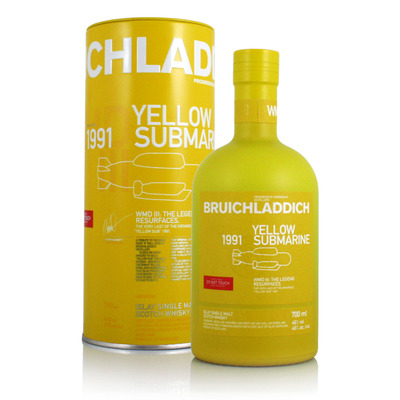 Bruichladdich 1991 Yellow Submarine WMD3 The Legend Resurfaces