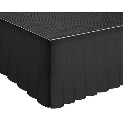 Global Stage Deck Skirt Pleated Wool Serge 0.80 x 2.05m